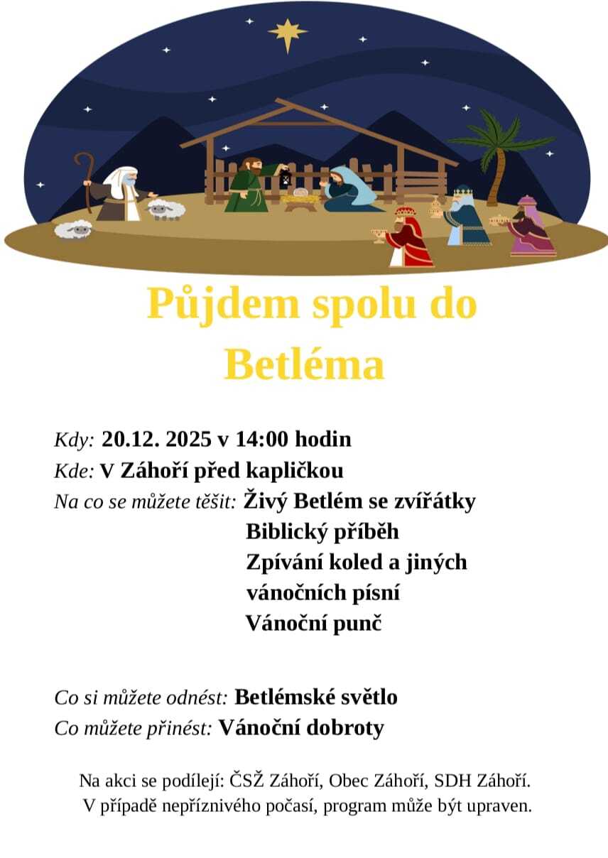 TIP na hezkou předvánoční akci v okolí...