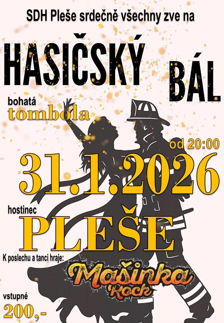 Pozvánka na hasičský bál