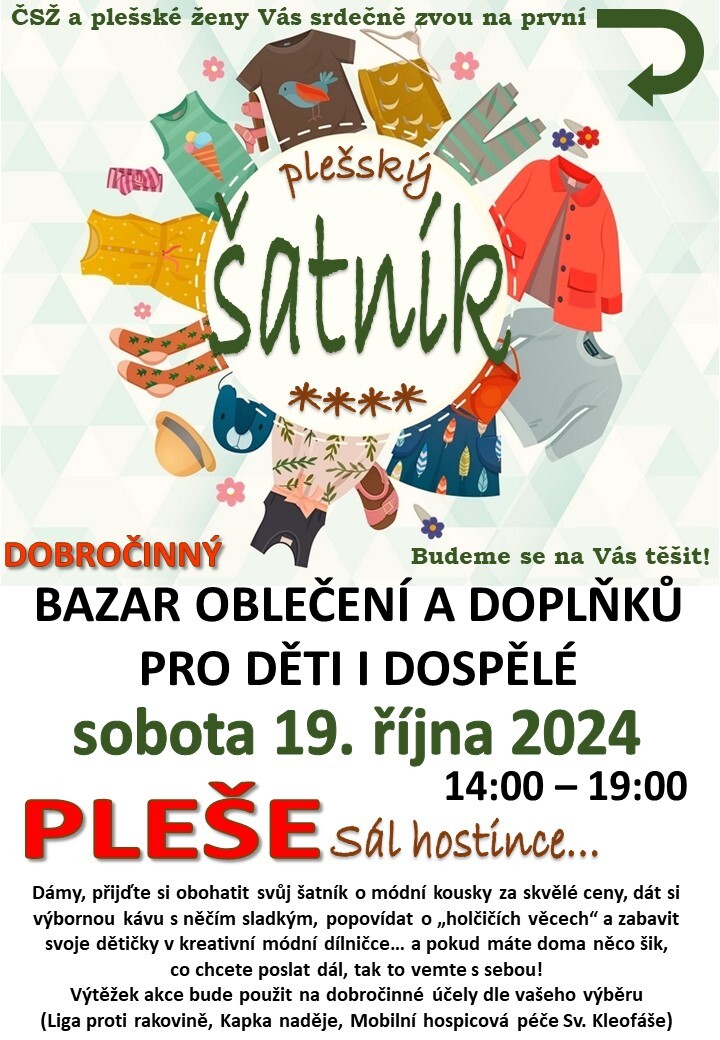 1. PLEŠSKÝ ŠATNÍK