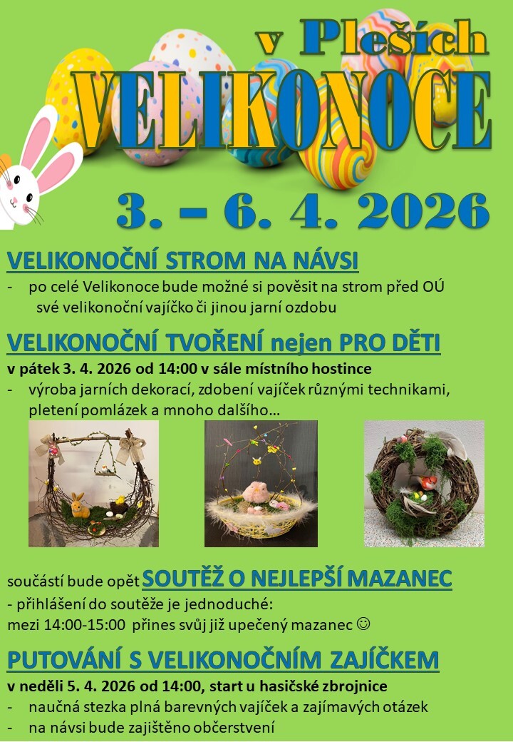 VELIKONOCE V PLEŠÍCH